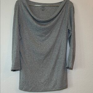 Magaschoni Light Gray Knit Top